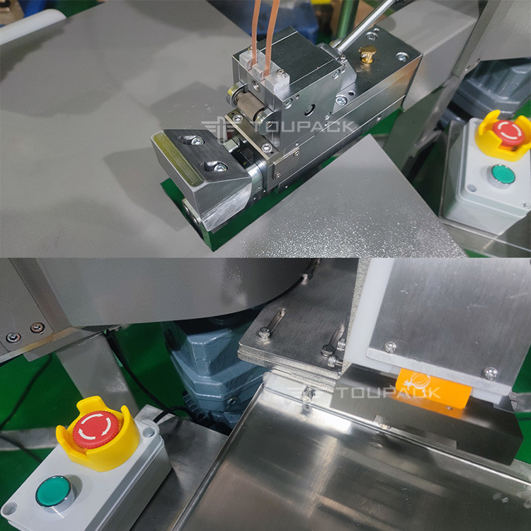 دستگاه بسته بندی نیم اتوماتیک کیسه های سیتروس Net Sweet Potato Orange Mesh Bag Fruit Packaging Machine
