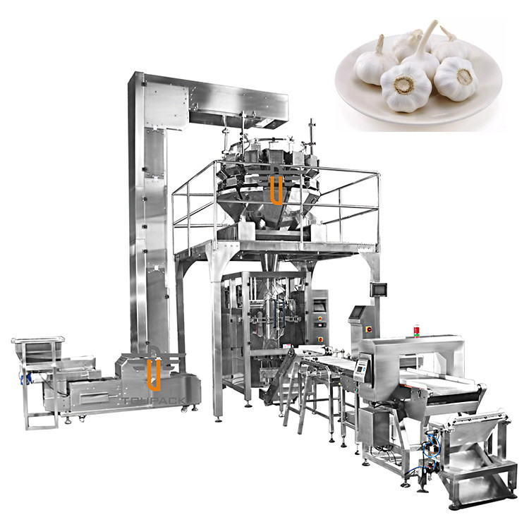 OEM ماشین وزن خودکار کیسه لوبیا جوانه کوریاندر سیب زمینی سیر نوزاد هویج بسته بندی ماشین
