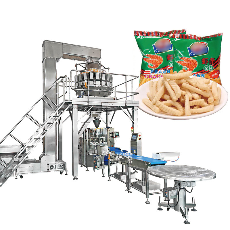دستگاه بسته بندی عمودی دانه های پستال با کارایی بالا PLC برای بسته بندی بسته بندی برچسب گذاری پر کردن کیسه بسته بندی