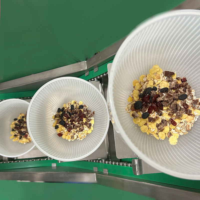 چند ماده 2.5 کیلوگرم ماشین بسته بندی مواد غذایی حیوانات خانگی با وزن چند سر وزن خطی برای بسته بندی کیسه ای