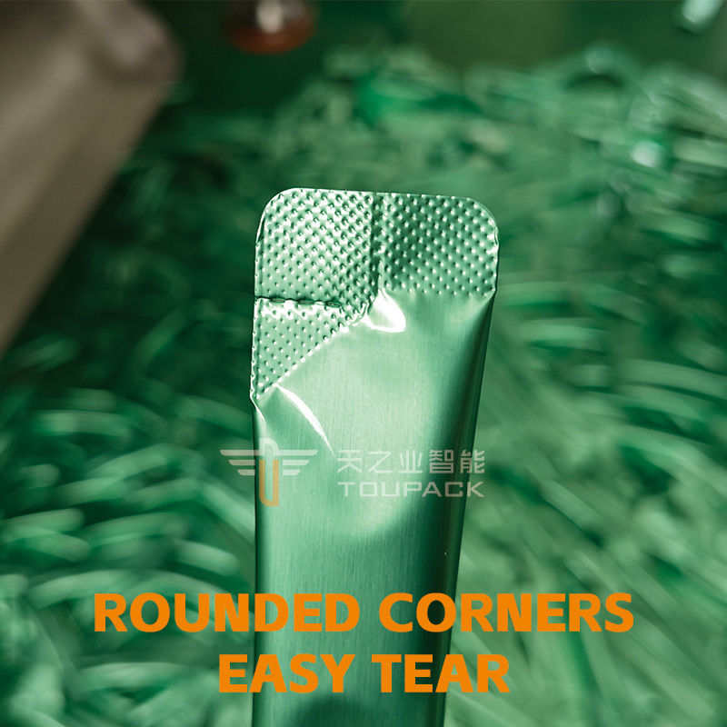 دستگاه بسته‌بندی و پرکن سس کچاپ Vffs کاملاً اتوماتیک، چند ردیفه، عمودی، 4 طرفه، دستگاه بسته‌بندی ساشه سس گوجه فرنگی