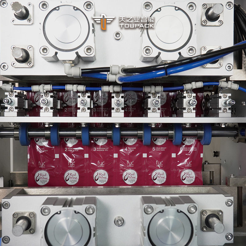 کارخانه بسته بندی و بسته بندی عمودی اتوماتیک کامل کیسه های نامنظم شکل بطری، ژل انرژی، سس، آب میوه و عسل