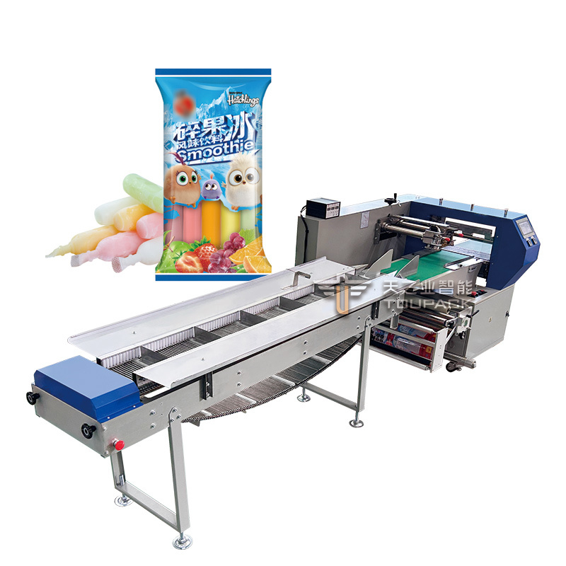 Automatic Horizontal Flow Wrapping Packing Machine Forbiscuit Packing Machine Fresh Fruits And Vegetables Pillow Bag Packing Machine