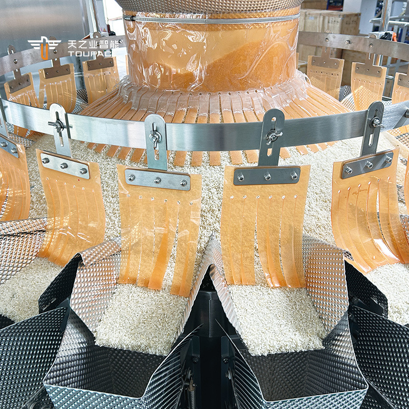 دستگاه بسته بندی فستک پاپ کورن فلیک ذرت سرخ کردن بادام زمینی