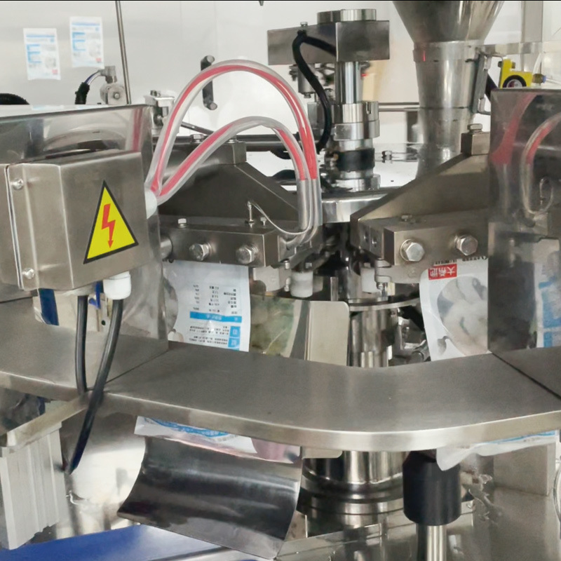 Food Grade Automatic Vacuum Frozen Food Packing Machine with Multihead Weigher and 5-50 Bag/min Speed