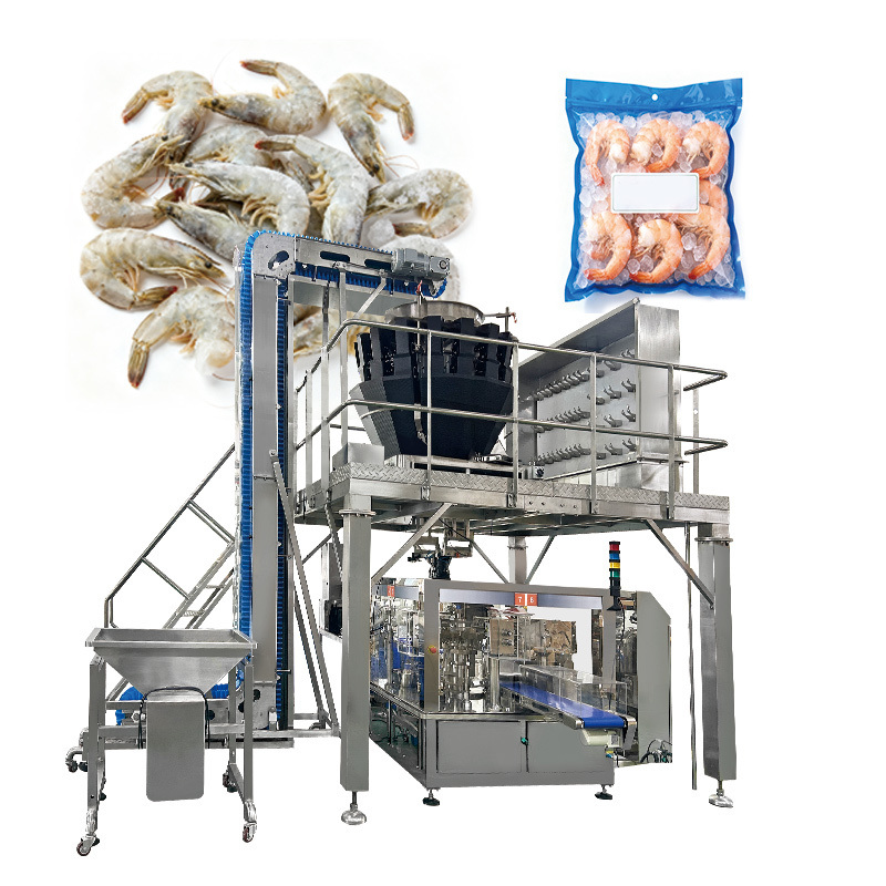 500 KG 220 V 1 Year Automatic Multihead Weigher Packing Machine for Food and Granule Products