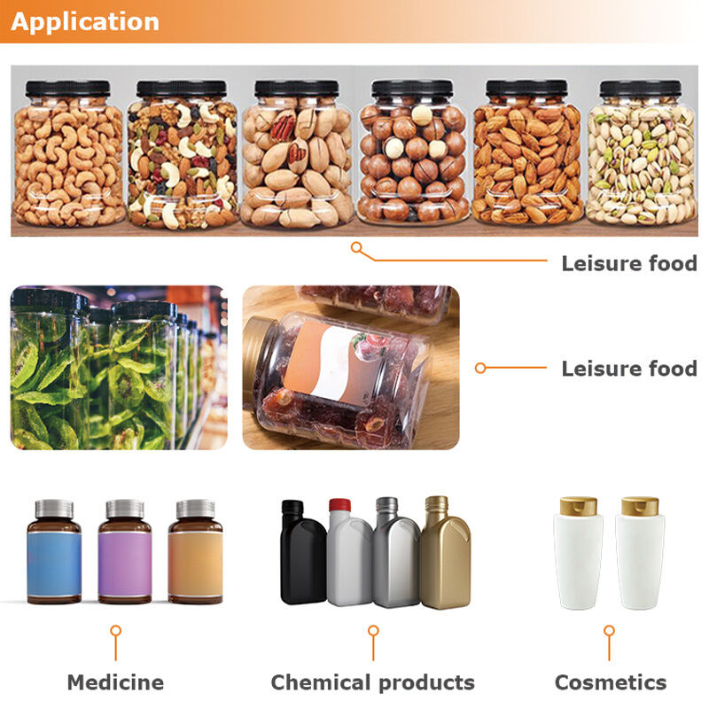 دستگاه پرکن قوطی توزین چندسر محصولات ترد و تنقلات خط بسته بندی غذایی کامل