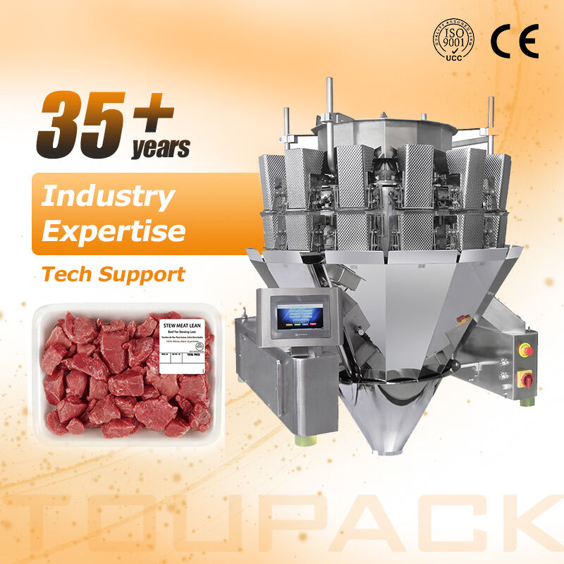 دستگاه بسته بندی سینی اتوماتیک با سرعت بالا 60 bpm وزن دقیق و خط یکپارچه کاملا خودکار برای بسته بندی غذای آماده