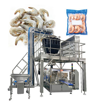 1 کیلو 2 کیلو مرغ مرغ نوگت بال گوشت پیش ساخته کیسه چند سر وزنه ایستاده کیسه چرخش پر کردن مهر بسته بندی ماشین
