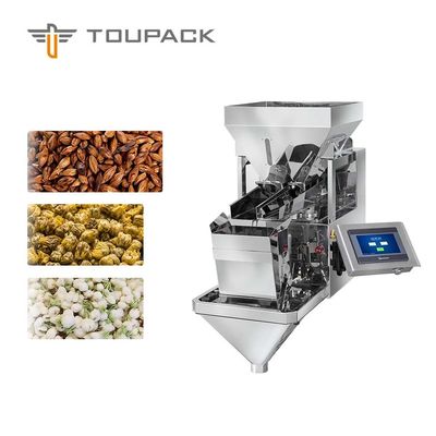 IP65 دستگاه بسته بندی وزن یک سر برای دانه های خربزه چای گل داوودی