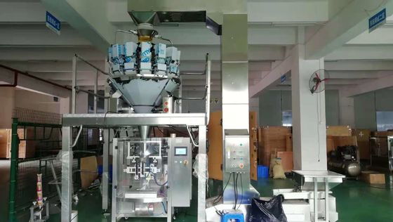 VFFS دستگاه بسته بندی عمودی Multihead Weigher Food Auto Form Fill Sealing