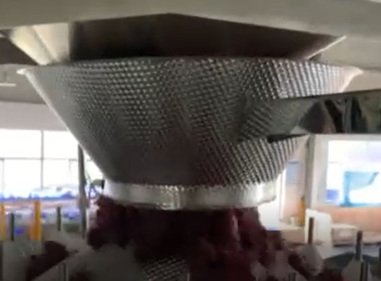 SS304 سفارشی 10 کیسه / حداقل دستگاه پرکن قوطی