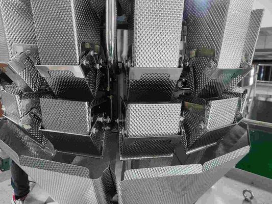 توزین چند سر خودکار ساده Hoppers SUS304 برای بیسکویت سگ آجیلی Raisins