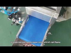 توزین‌گر چندسری اختاپوس ۷ سری نوع فلیپ توزین‌گر غذای منجمد بسته‌بندی کیسه پلاستیکی فیلم پرکن